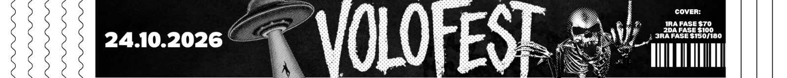 Boleto VOLOFEST 24.10.2026