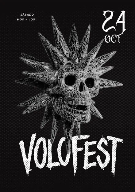 Cartel VOLOFEST — calavera